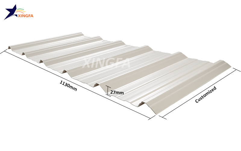 UPVC Corrugated Roofing Sheet